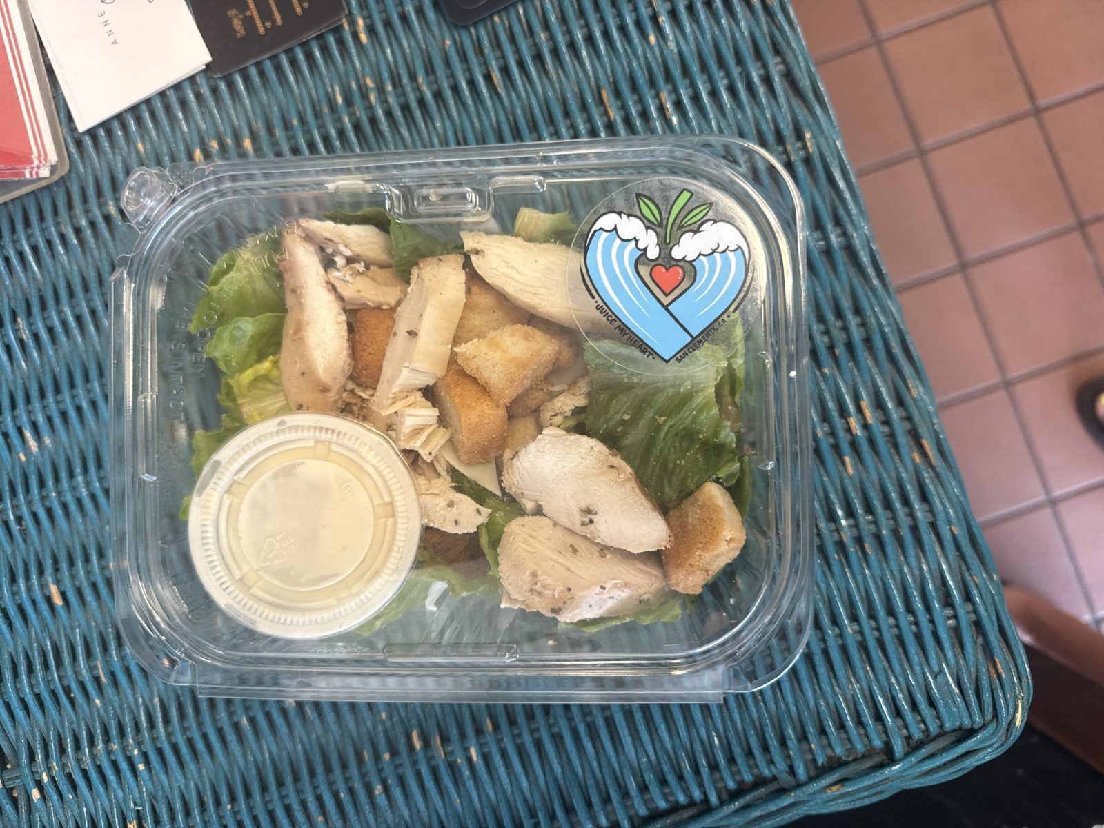 Now serving Organic Salads