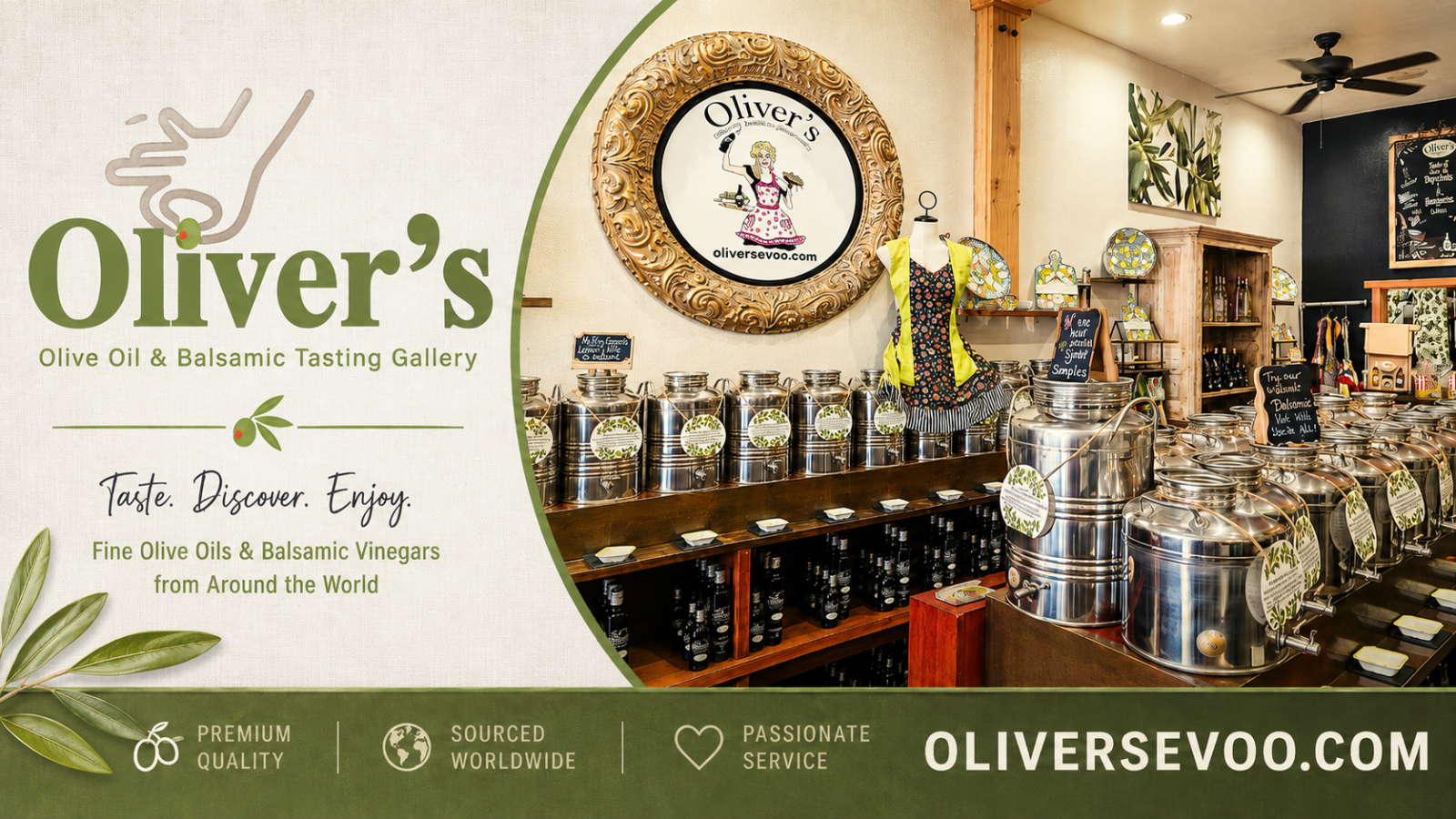 Oliver's - Olive Oil & Balsamic Tasting Gallery