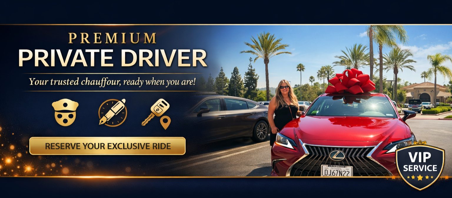 Need a Driver? Private & Reliable!