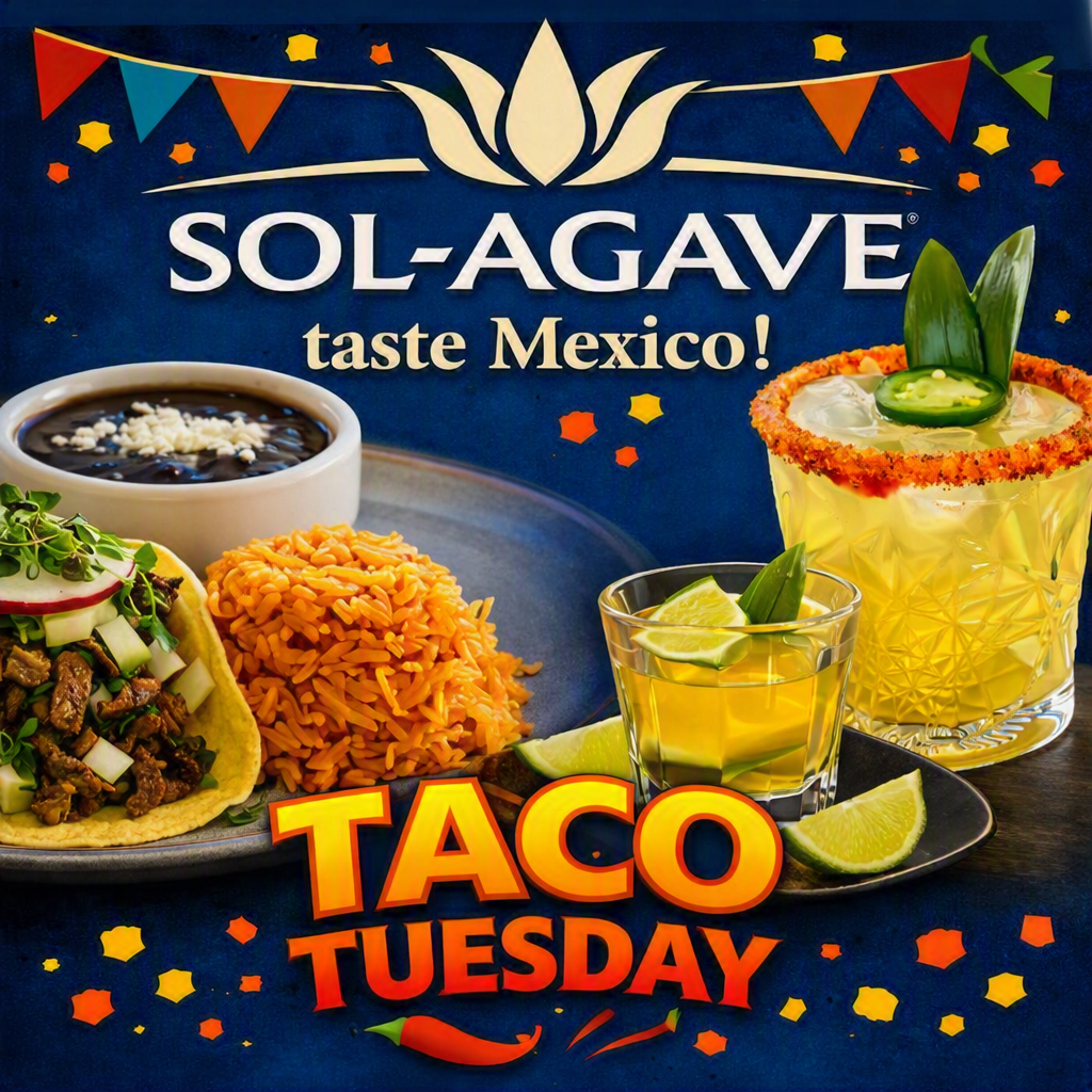 Tacos & Drinks on Tuesday, Yes Please